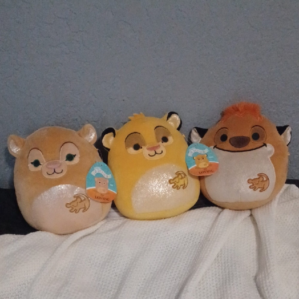 Squishmallows Lion King Set of 3!!!